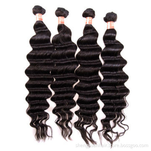 Malaysian virgin hair loose deep weave human hair extensions